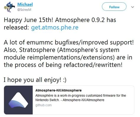 Nintendo Switch Releases: Atmosphère 0.9.2 with greatly improved emuMMC ...