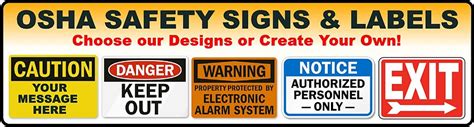 OSHA Warning Signs - Health Safety & Environment