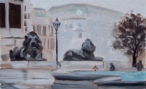 Trafalgar Square Painting at PaintingValley.com | Explore collection of ...