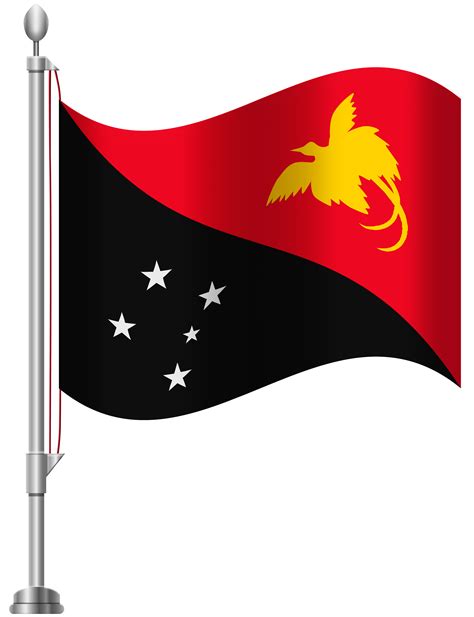 Papua New Guinea Flag PNG Clip Art - Best WEB Clipart