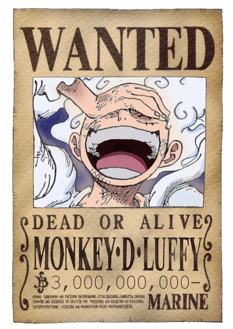 Bounty Posters (Spoilers till 1053) : r/OnePiece