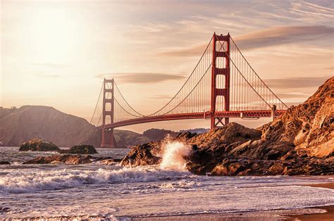 Golden Gate Bridge From Baker Beach by Karsten May