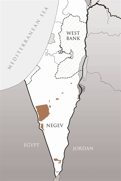 Negev Desert Map Location