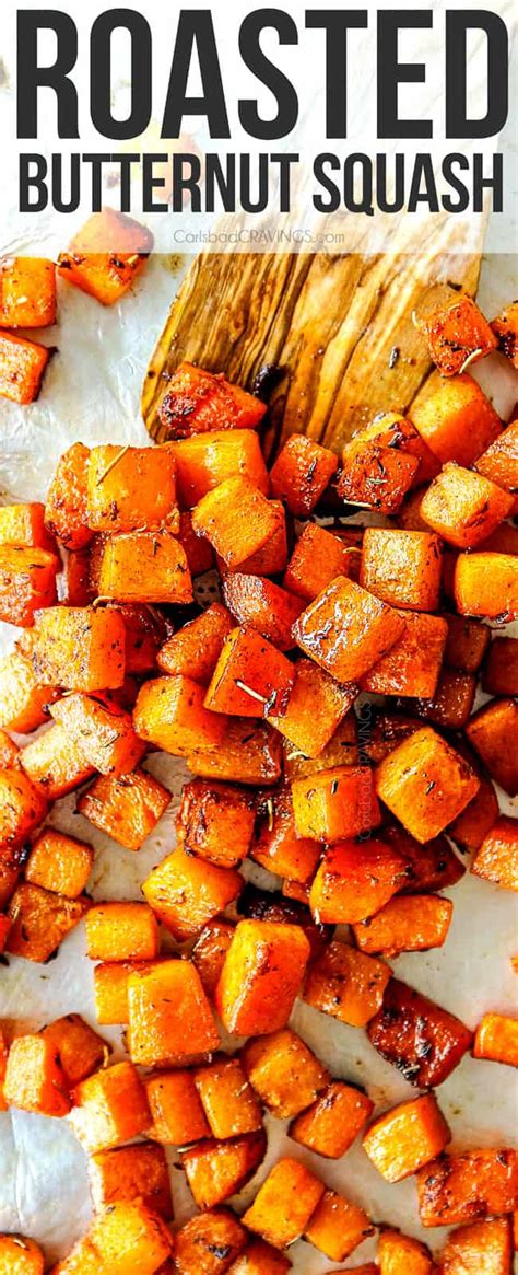 Roasted Butternut Squash - Carlsbad Cravings