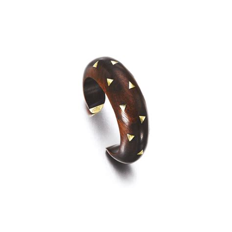 van cleef and arpels |||wood and gold bangle bracelet ||| sotheby's ...