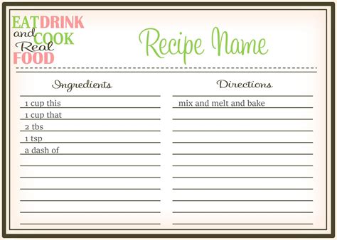 44 Perfect Cookbook Templates [+Recipe Book & Recipe Cards]