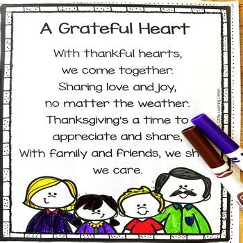 Thankful Poem For Kids