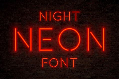 20 Best Neon Fonts for Glowing Designs | Design Inspiration