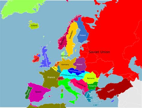 Winston Churchill's plan for post WW2 Europe : r/mapporncirclejerk