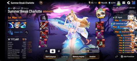 my summer break charlotte build : r/EpicSeven