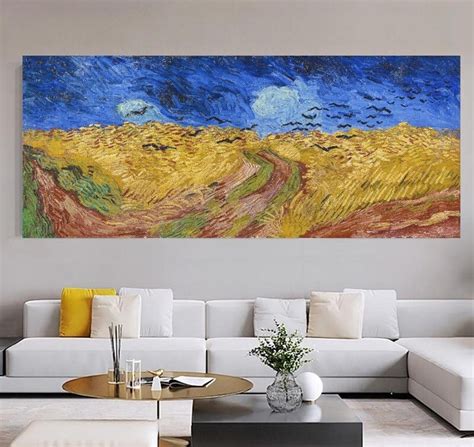 Vincent Van Gogh's Wheatfield With Crows 1890 Wall Art, Art ...