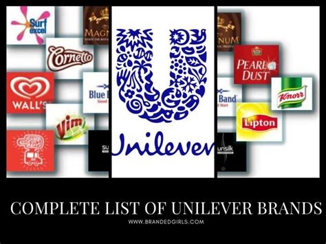 Unilever Brands – A Complete List of Unilever Brands 2024