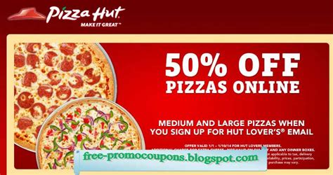 Printable Coupons 2020: Pizza Hut Coupons