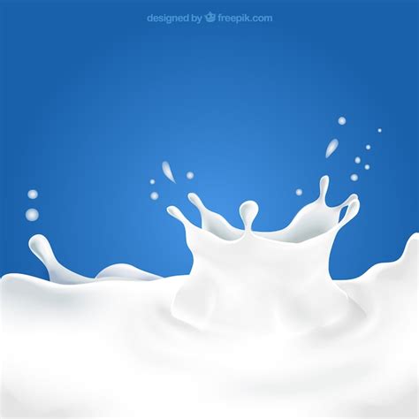 Milk splash Vector | Free Download