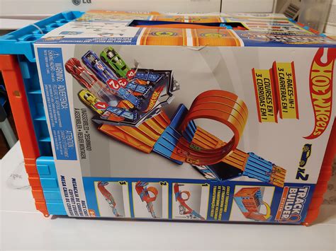 Hot Wheels Track Builder System Race Crate Toy Cars Kids Playset New ...