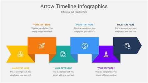 Arrow Timeline PowerPoint Template | Powerpoint templates, Templates ...