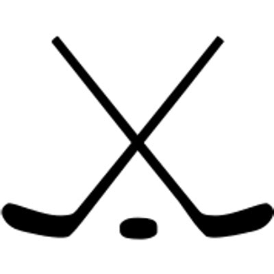 Crossed Ice Hockey Sticks and Puck Clipart transparent PNG - StickPNG