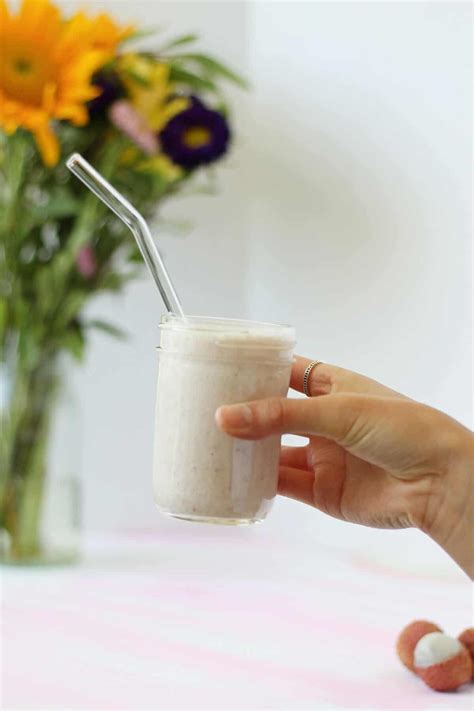 Lychee Smoothie - Delicious Not Gorgeous