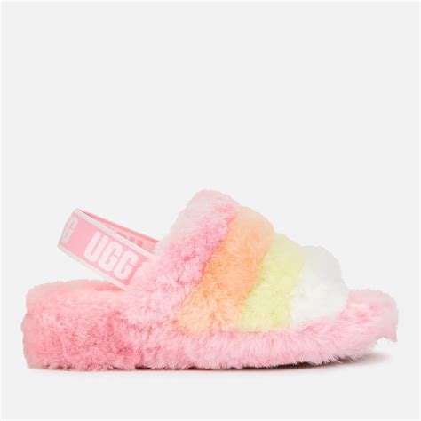 UGG Women's Fluff Yeah Sheepskin Slippers - Sachet Pink | Allsole