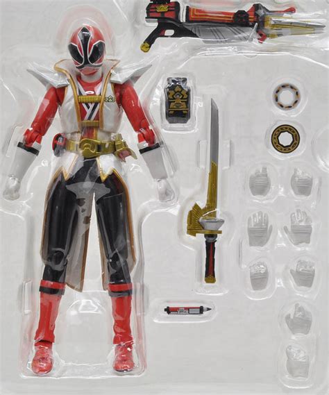 Samurai Sentai Shinkenger S.H. Figuarts Super Shinken Red Action Figure ...