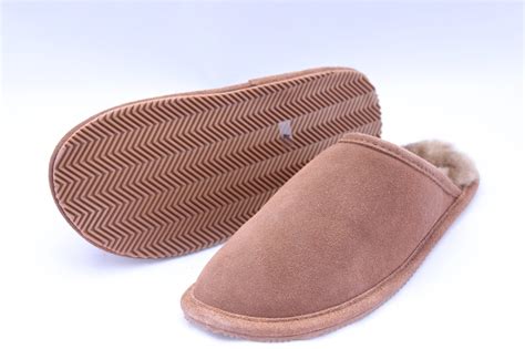 Draper of Glastonbury Daniel Men’s Sheepskin Backless Slipper – Radford ...