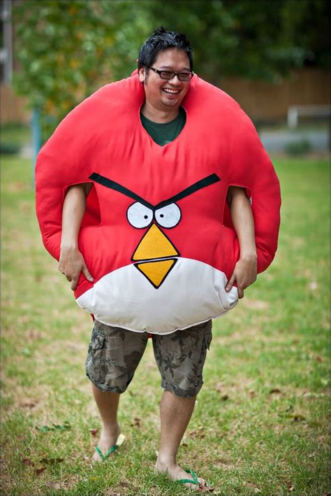 Angry Bird costume with tutorial | Angry birds costumes, Bird costume ...