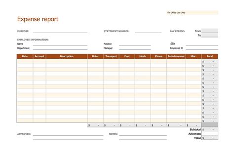 24+ Expense Form Template - Excel Templates