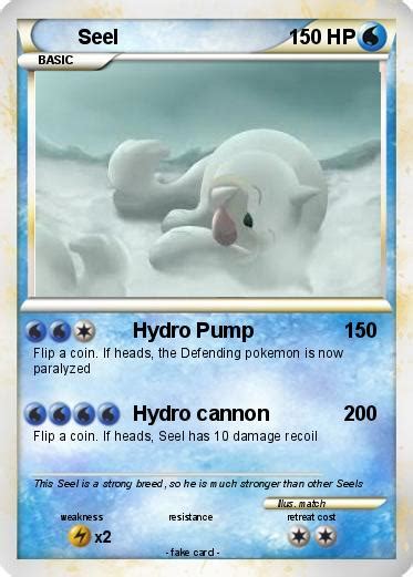 Pokémon Seel 14 14 - Hydro Pump - My Pokemon Card