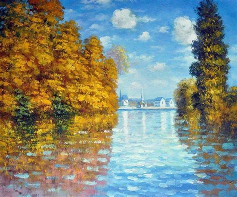 Autumn at Argenteuil - Claude Monet at overstockArt.com in 2021 ...