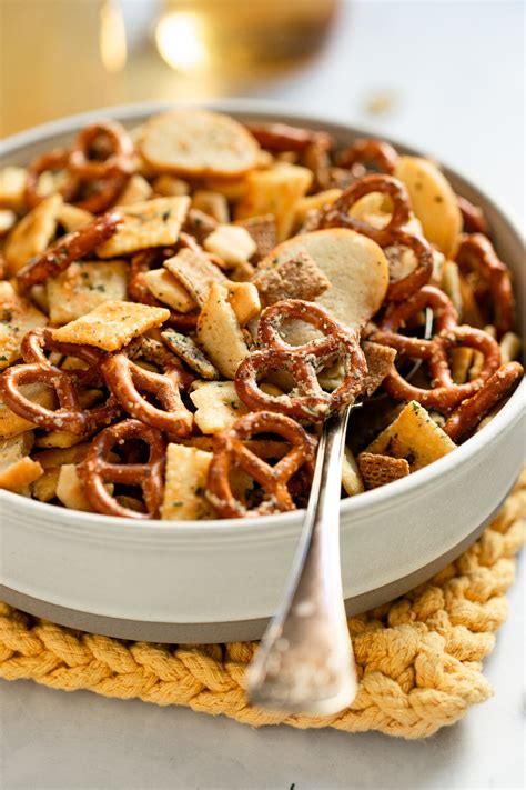 20-Minute Ranch Snack Mix - Fork in the Kitchen