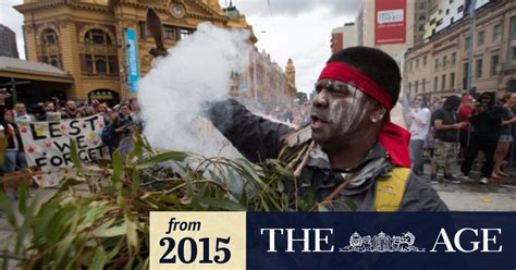 Aboriginal 'Invasion Day' protesters break through blockades and crash ...