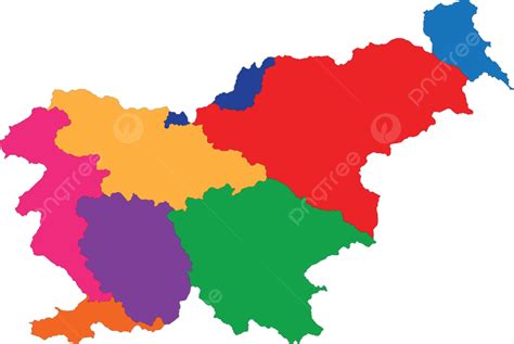 Eslovenia Mapa Estado Ilustración Ljubljana Vector PNG , Estado ...