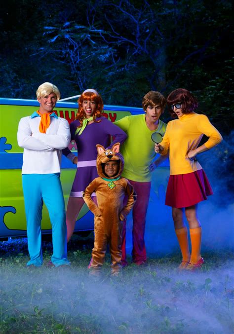 Adults Scooby Doo Costume Fred Shaggy Velma Daphne Book Week Fancy ...