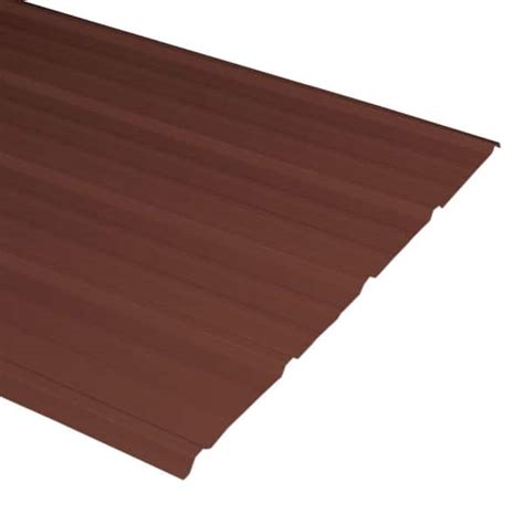 Metal Sales 10 ft. Metal Roof Panel in Chestnut Brown HD259W210 - The ...