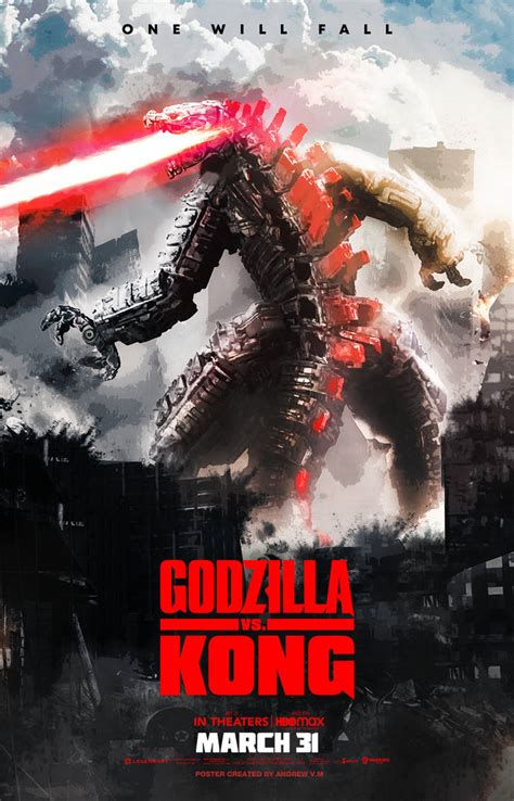 GODZILLA VS KONG MECHAGODZILLA POSTER 4K by Andrewvm on DeviantArt