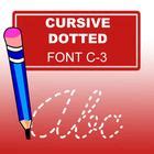 ABC Cursive Dotted Font | Cursive, Fun education, Teaching critical ...