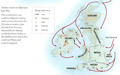 Viking history : 840 - Viking raids continued