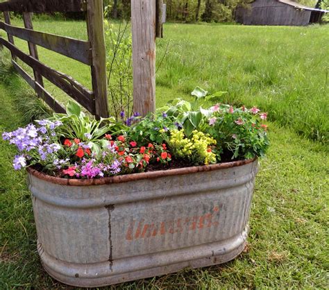 20+30+ Galvanized Water Trough Planter