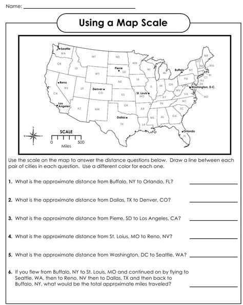 Using a map scale … | Pinteres…