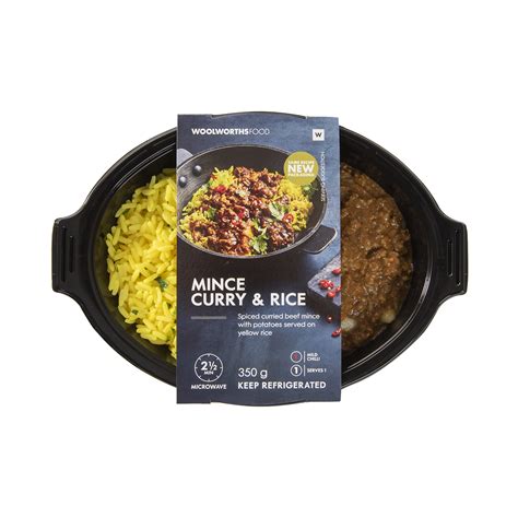 Mince Curry & Rice 350 g | Woolworths.co.za