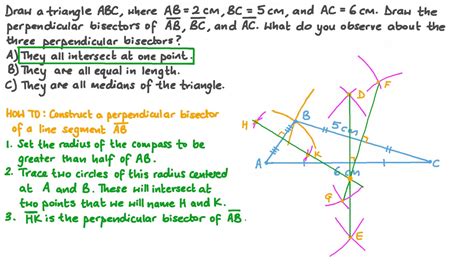 Perpendicular Bisector Triangle