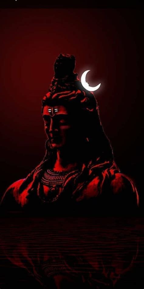 Shiv ji, art, moon, HD phone wallpaper | Peakpx