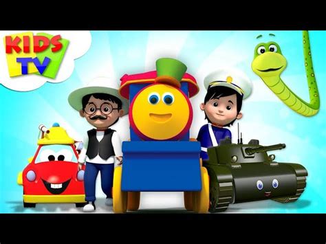 Lovely Cartoon Nursery Rhymes | Bob The Train Cartoons - Kids TV ...