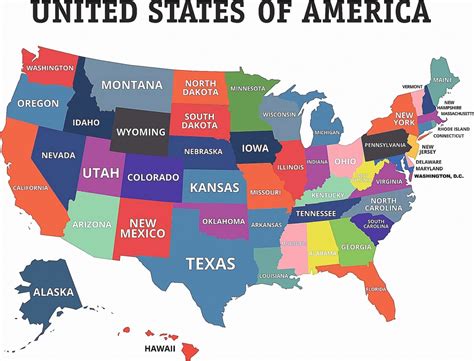 United States Printable Map