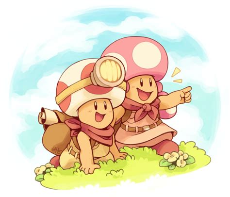 Let's Go Together with Captain Toad and Toadette | Super mario art ...