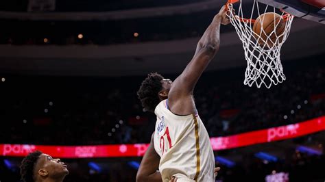 Joel Embiid Christmas Dunk 2019 - NBA Dunk Tracker Highlights - YouTube