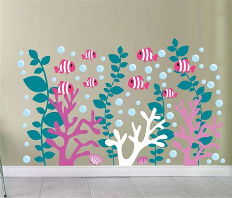 Coral Reef Decals Coral Wall Decal Under the Sea Decals