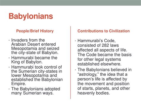 PPT - Babylonians PowerPoint Presentation, free download - ID:2126291