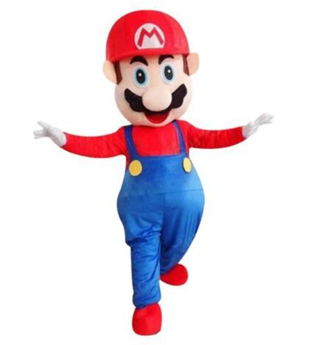 Mascot Adult Costume Super Mario Mascot Costume High Quality Super ...