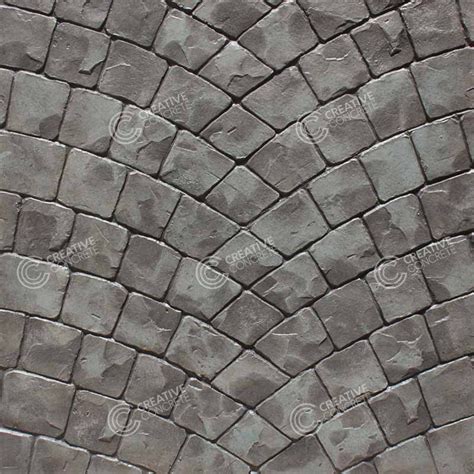 Cobblestone Fan Patterns - Creative Concrete Concepts